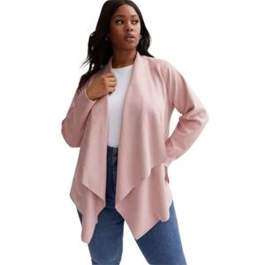 INC International Concepts Women's Pink Moleskin Cardigan Sweater ps